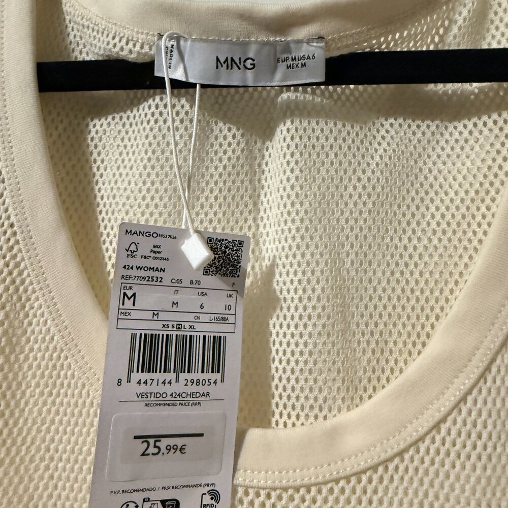 Mango Knitted Dress With Lace Pattern - Picture 6 of 6
